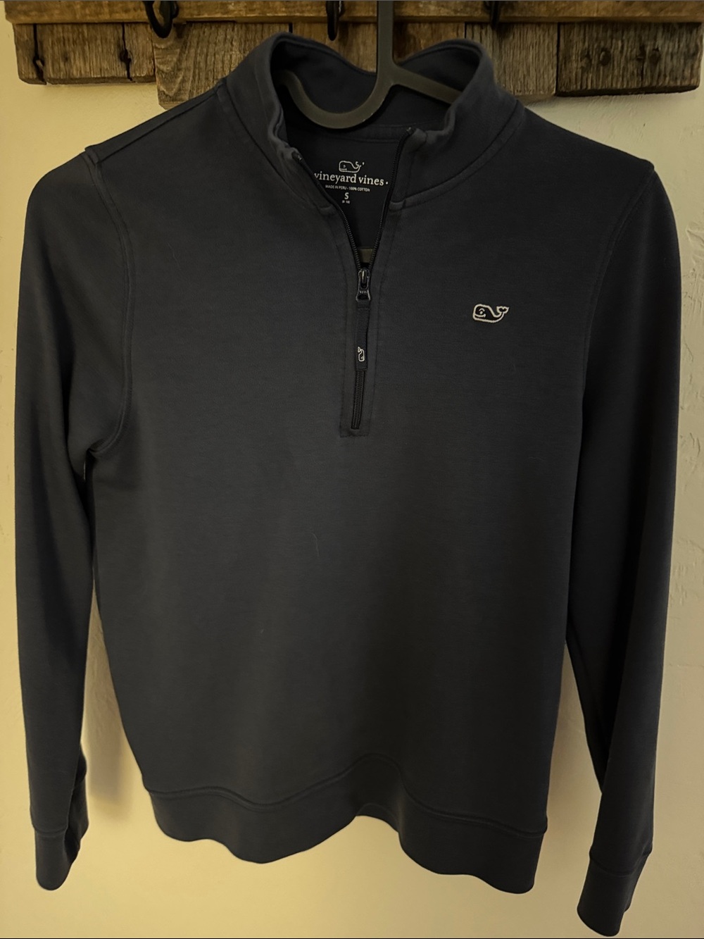 Vineyard Vines Navy Quarter-Zip Pullover